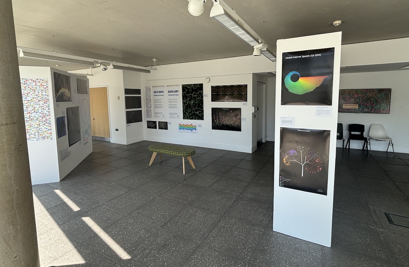 Photograph of the 2025 Data Art Exhibition